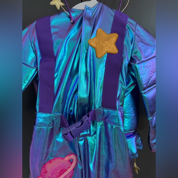 Pottery Barn Kids | Cosmic Sparkle Astronaut Light Up Space Suit Costume | 3T - Picture 8 of 16